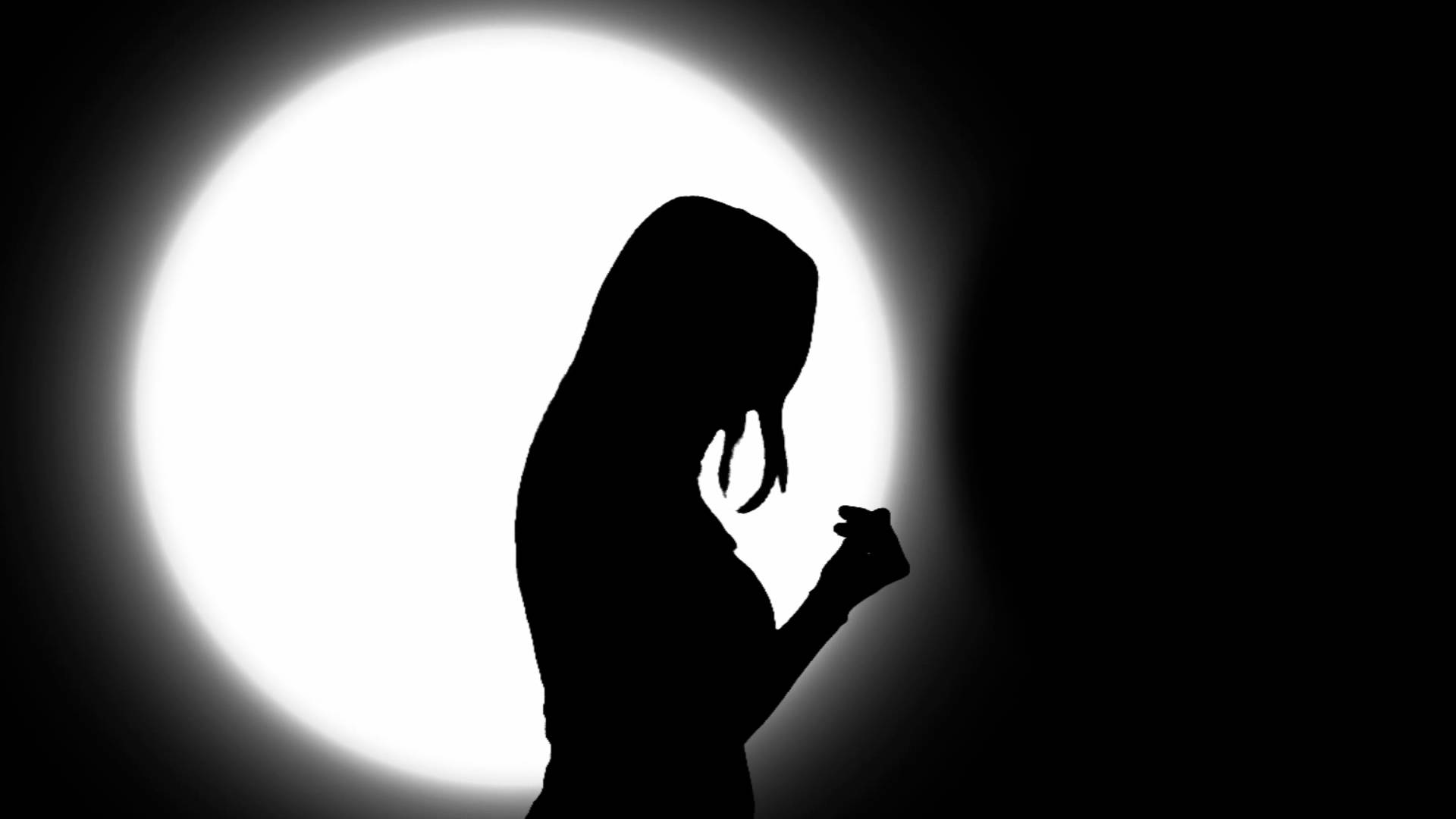 1920x1080 Shadow Drawing Head For Free Download - Human Shadow Drawing