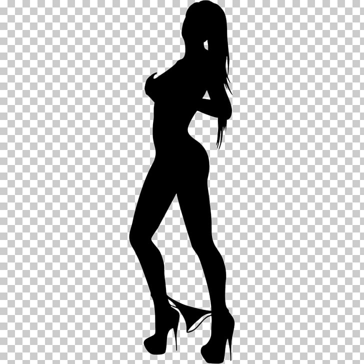 728x728 silhouette drawing pin up girl female, silhouette png clipart - Human Silhouette Drawing