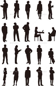 236x360 Silhouette People - Human Silhouette Drawing