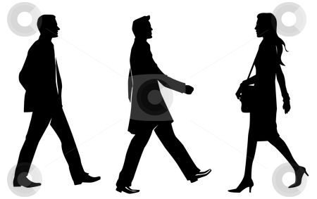 450x283 Business Human Silhouette Stock Photo - Human Silhouette Drawing