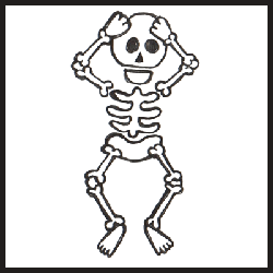 250x250 How To Draw Skeletons Drawing Tutorials Drawing How To Draw - Human Skeleton Drawing