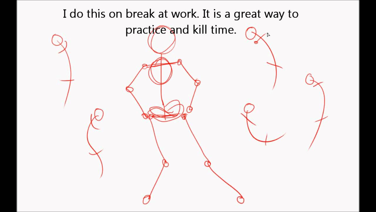 1280x720 Figure Drawing Resources - Human Stick Figure Drawing