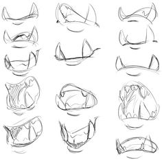 Human Teeth Drawing