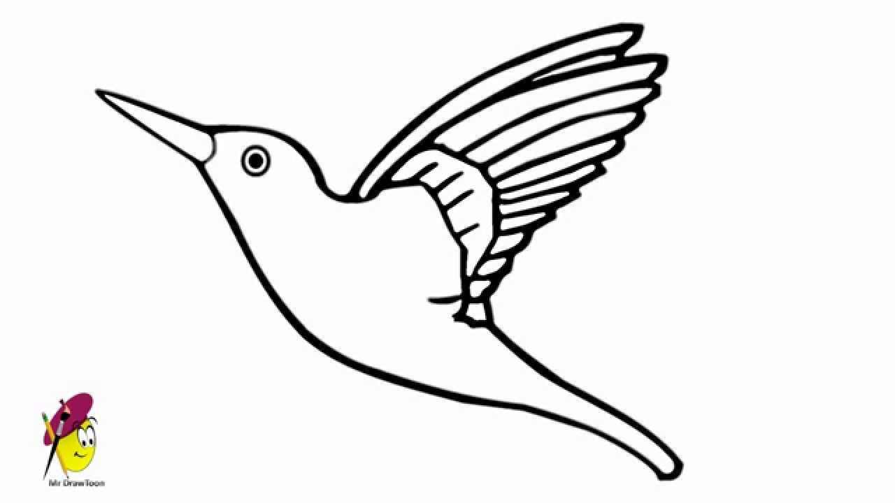 Hummingbird - Hummingbird Drawing Clip Art. 