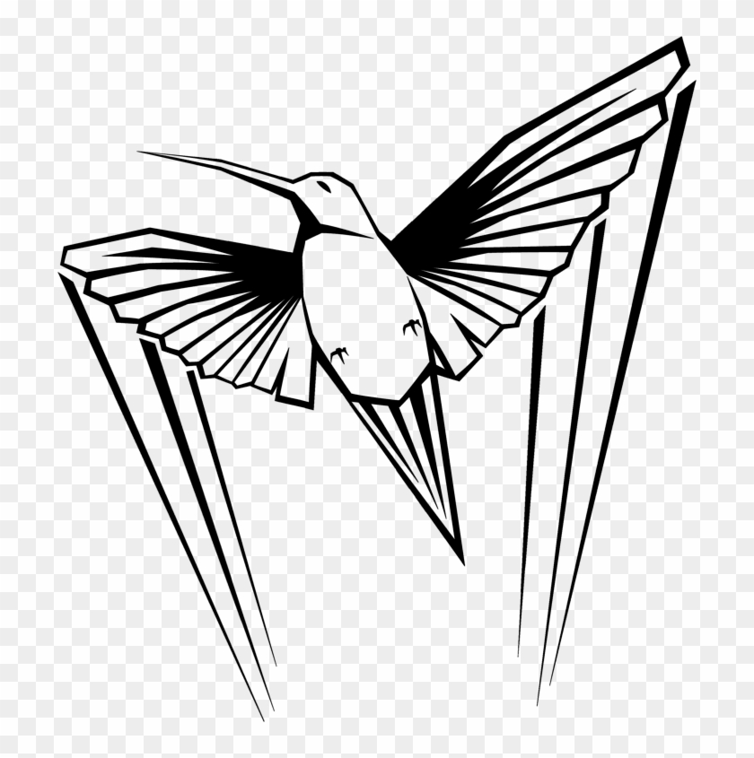 840x845 Mix Clip Art Download - Hummingbird Drawing Clip Art