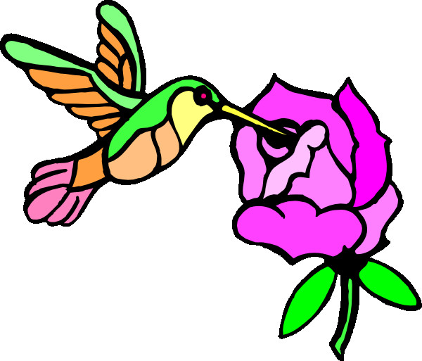 600x513 Drawings Of Hummingbirds And Flowers Hummingbird Clipart Flower - Hummingbird Drawing Clip Art