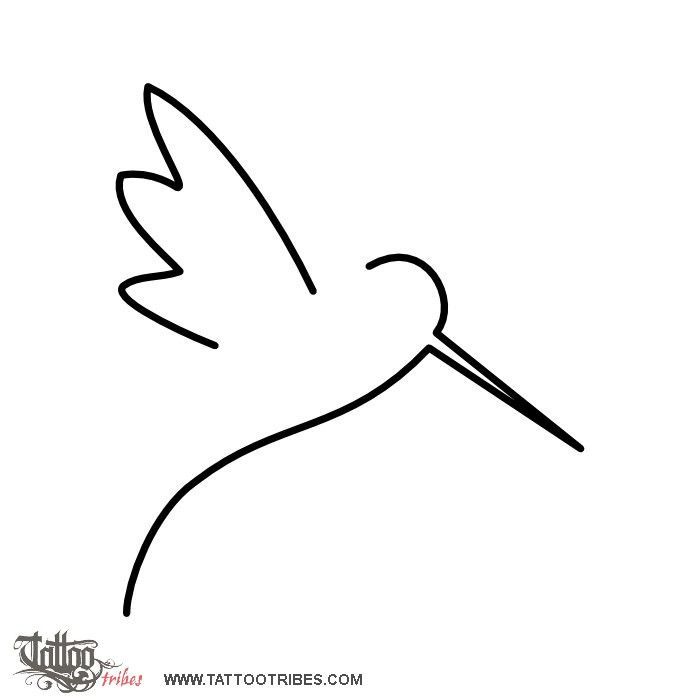 700x700 Hummingbird Drawing Free Download - Hummingbird Drawing Easy