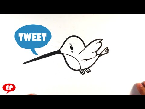 480x360 How To Draw A Hummingbird - Hummingbird Drawing Easy