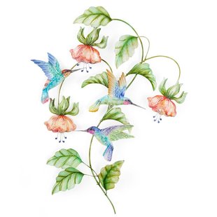 310x310 Hummingbird Wall Art You'll Love Wayfair - Hummingbird Flower Drawing
