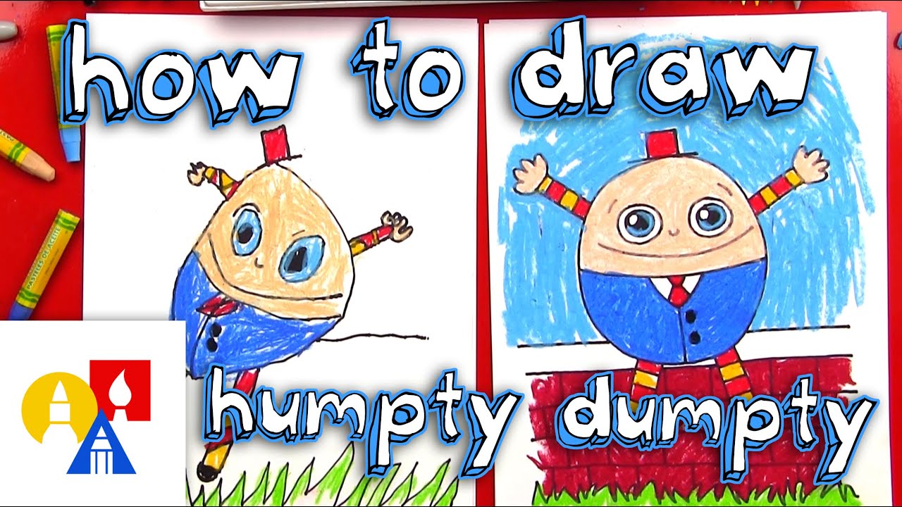 1280x720 How To Draw Humpty Dumpty - Humpty Dumpty Drawing