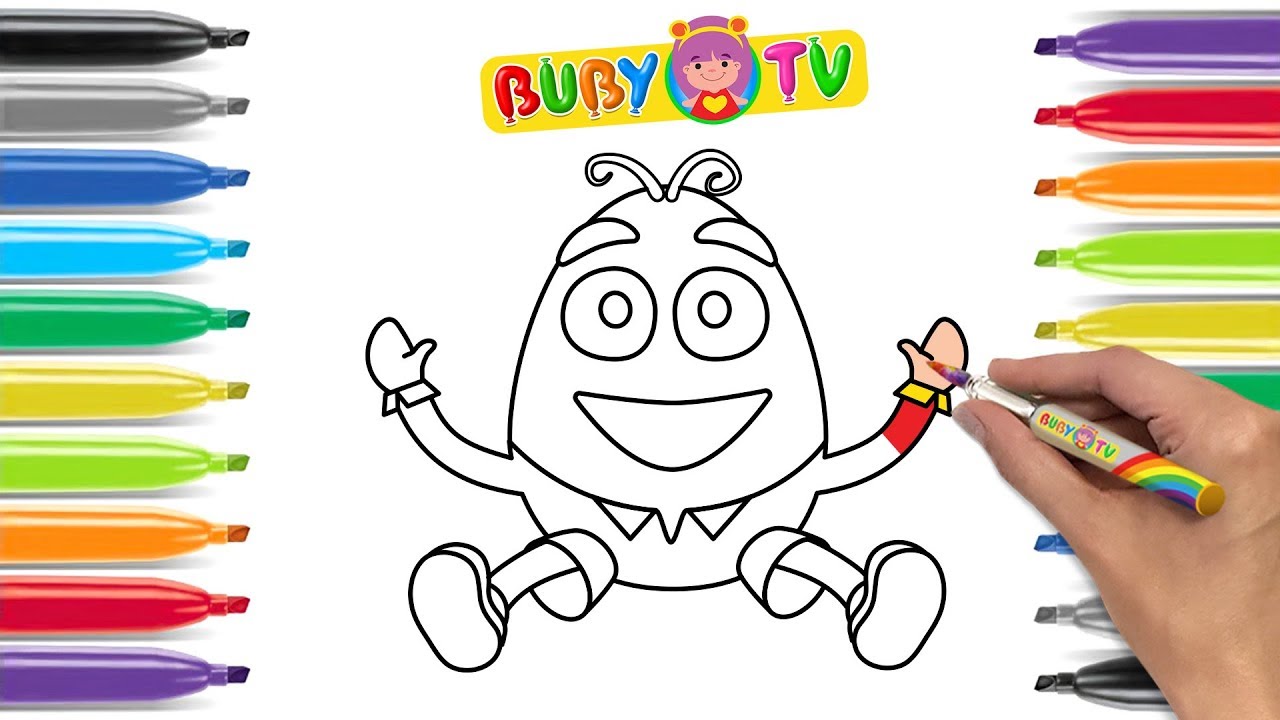 1280x720 How To Draw Humpty Dumpty - Humpty Dumpty Drawing