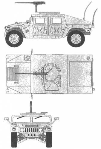 338x500 am general hmmwv silhouette id survival online cars, car - Humvee Drawing