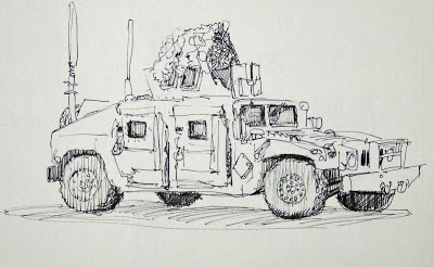 Humvee Drawing at PaintingValley.com | Explore collection of Humvee Drawing