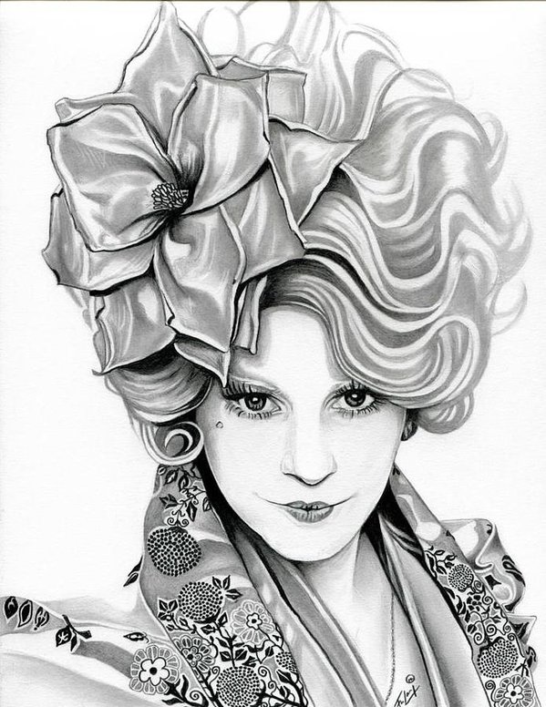 599x776 Effie Trinket - Hunger Drawing