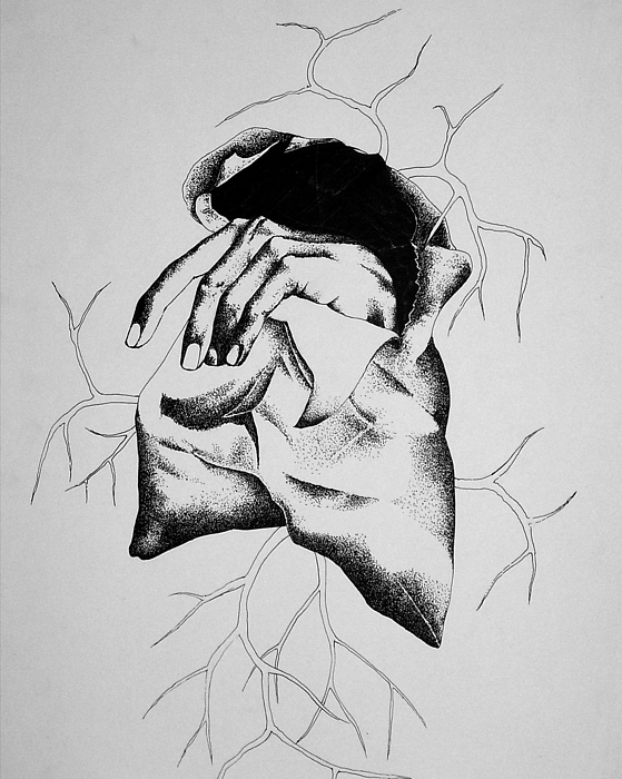 559x700 Hunger Drawing - Hunger Drawing