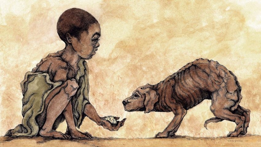 850x478 Hunger Drawings Sketch, Illustration, Paintings - Hunger Drawing