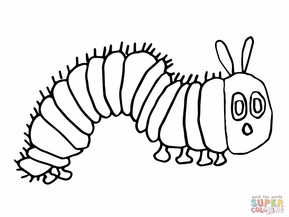 940x705 hungry caterpillar clipart black and white clip art images - Hungry Caterpillar Drawing