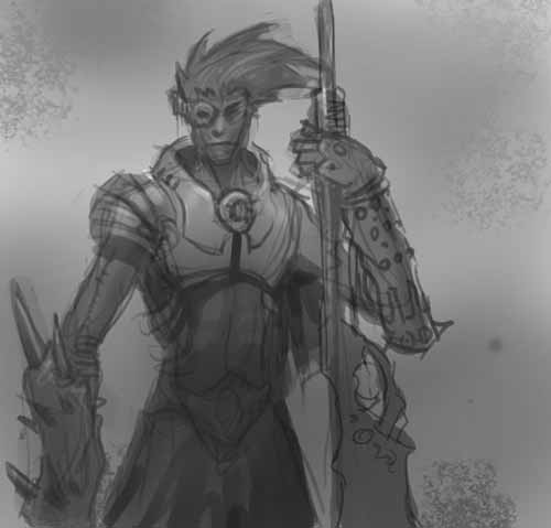 500x479 how to draw witch hunter - Hunter Drawing