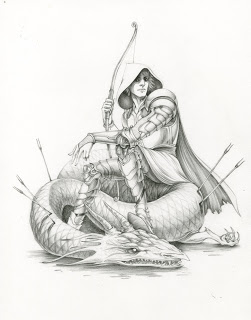 251x320 the reimold effect drawing dragon hunter - Hunter Drawing