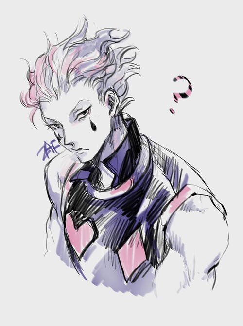 500x669 hisoka drawing uploaded - Hunter X Hunter Drawing