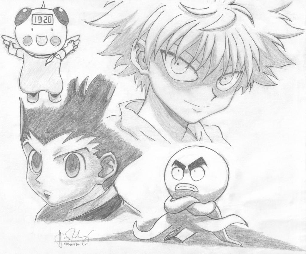 Hunter X Hunter Easy Drawing : How To Draw Feitan From Hunter X Hunter