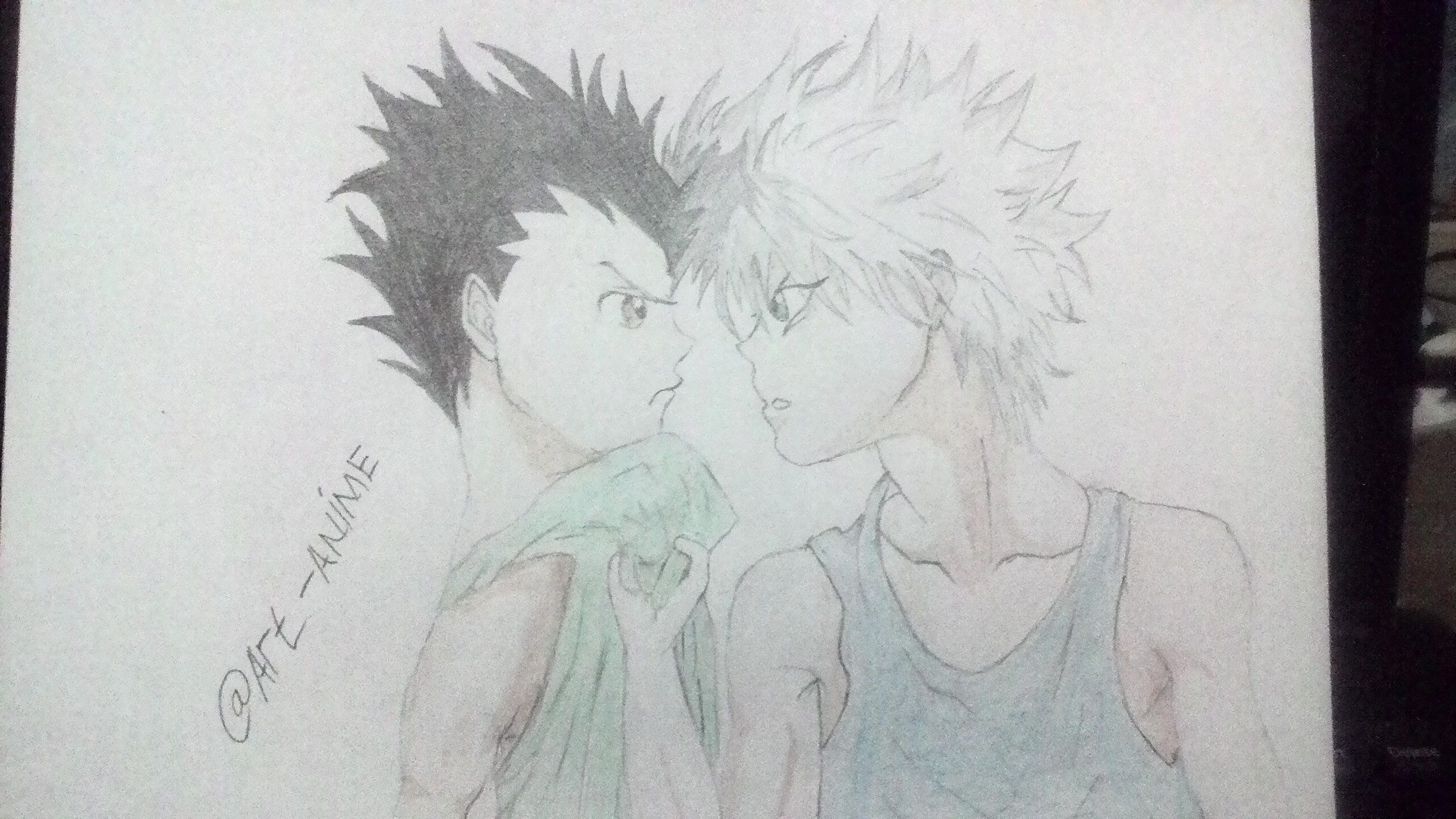2560x1440 drawing art - Hunter X Hunter Drawing