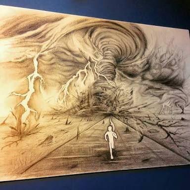 384x384 image result for realistic tornado drawing tattoo art - Hurricane Drawing