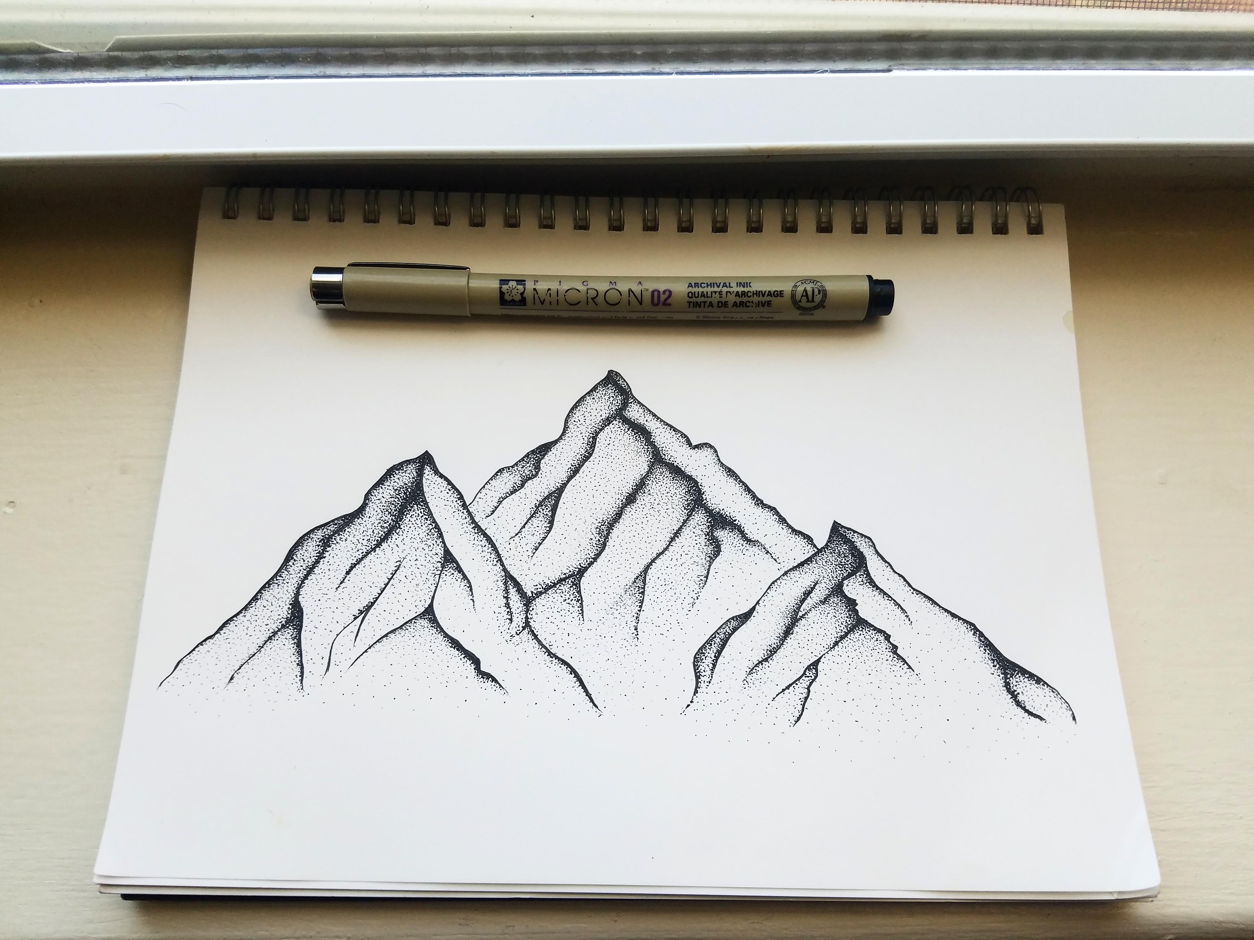4032x3024 mountains - Hurricane Drawing