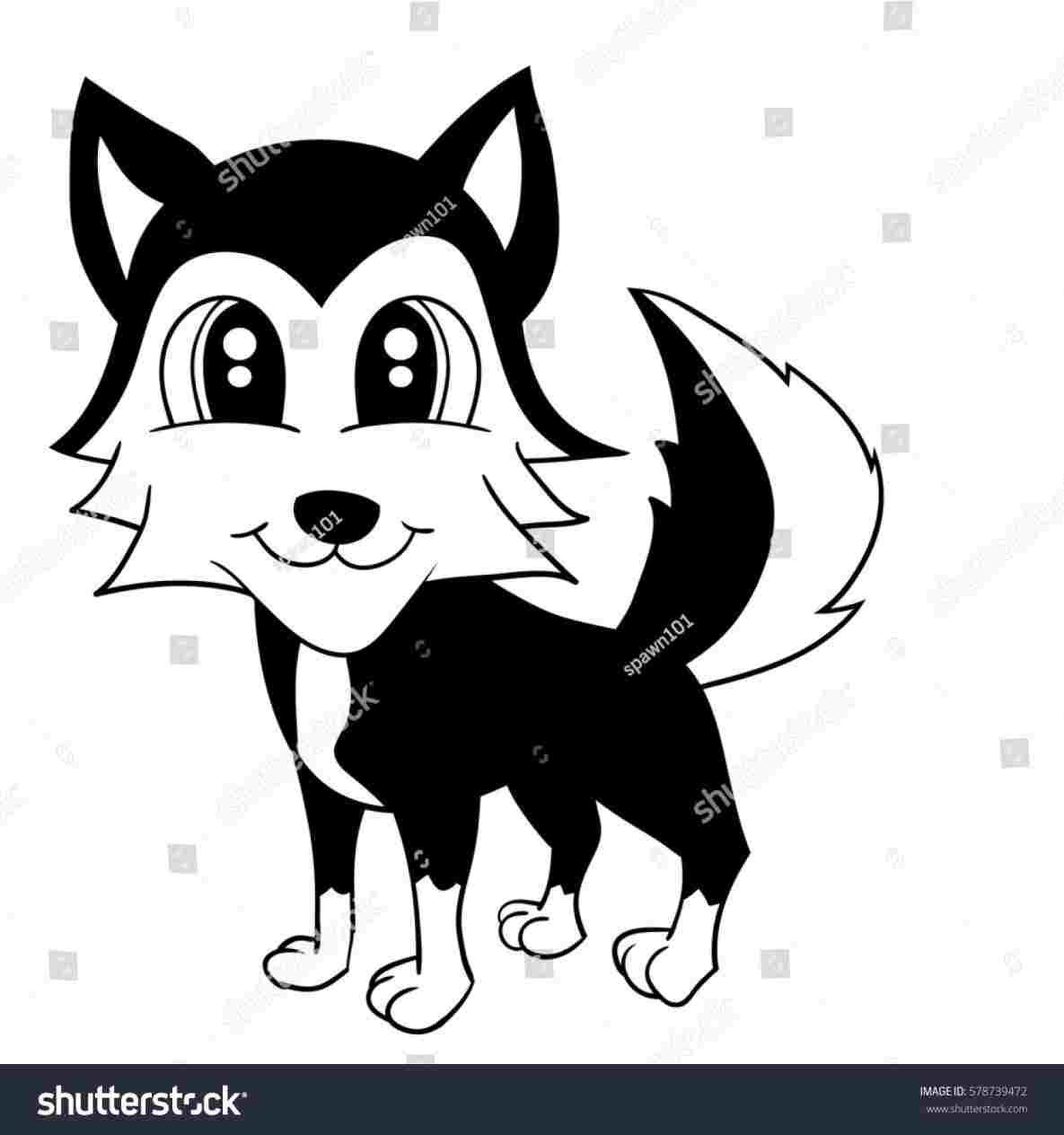 1185x1264 Draw A Cartoon Dog Youtuberhyoutubecom How Husky Cartoon Drawing - Husky Cartoon Drawing