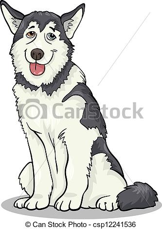 333x470 Collection Of Free Husky Drawing Art Download On Ui Ex - Husky Cartoon Drawing