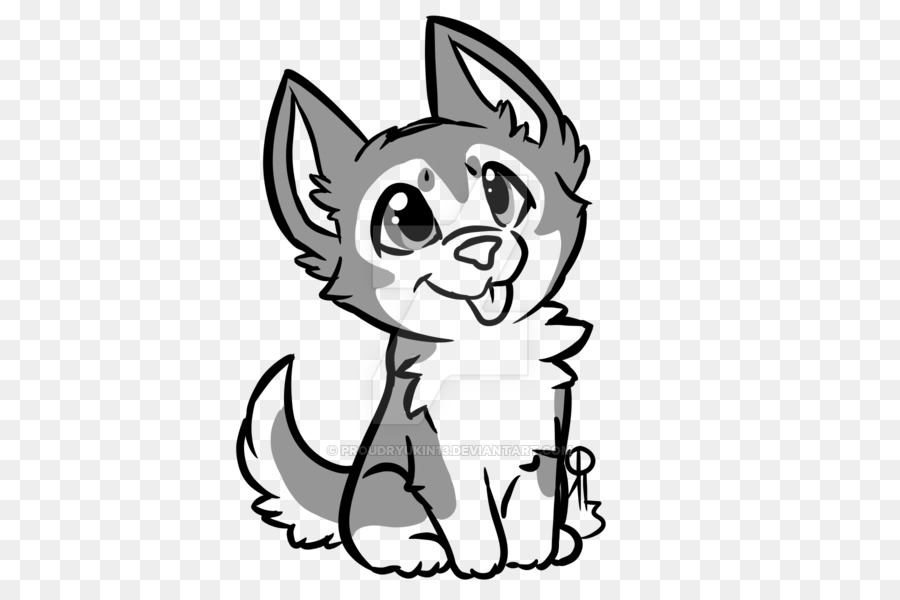 Puppy Kawaii Cute Husky Drawing | aesthetic name