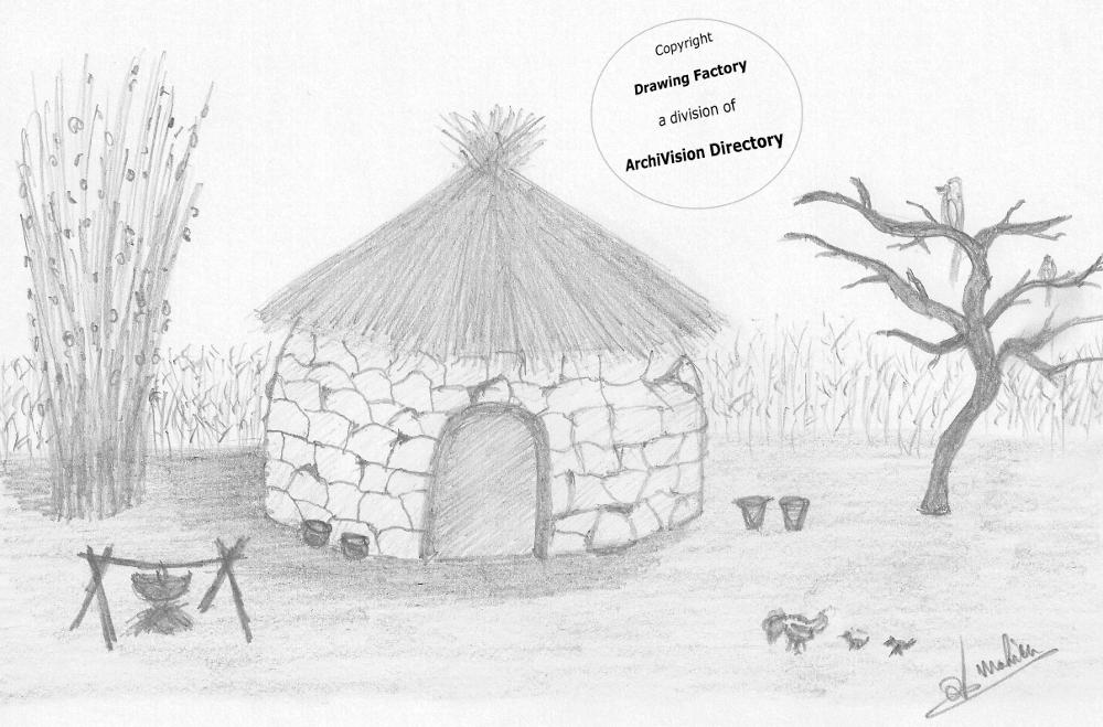 1000x659 Drawing Factory Your Source For Free Drawings - Hut Drawing