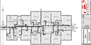 300x150 piping hvac hanger drawing services tcg mep, an industry - Hvac Drawing