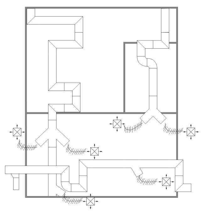650x689 simple hvac plan software - Hvac Drawing