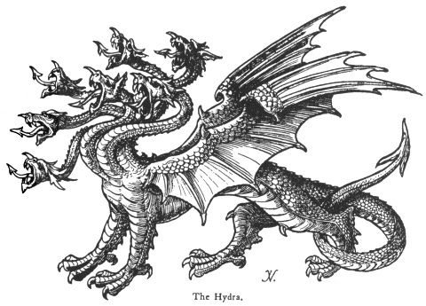 480x345 hydra dragon - Hydra Dragon Drawing