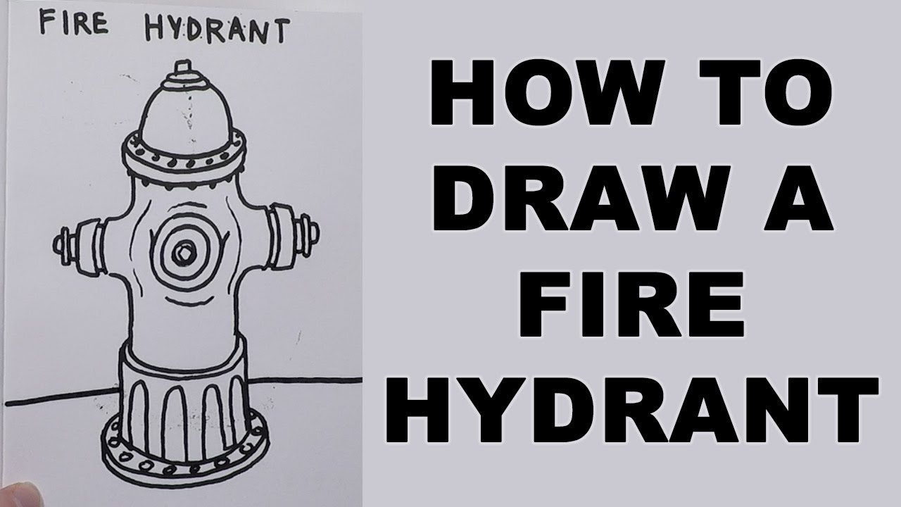 1280x720 how to draw a fire hydrant - Hydrant Drawing