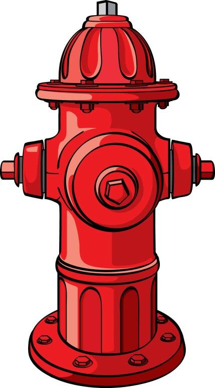 429x771 hydrant drawing hydrants dog fire hydrant, firefighter - Hydrant Drawing