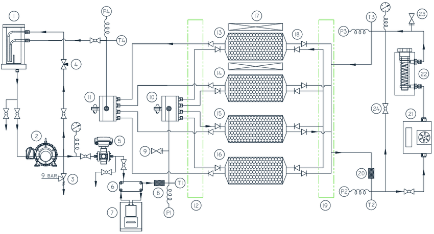 850x459 schematic diagram of the hydraulic system - Hydraulic Drawing
