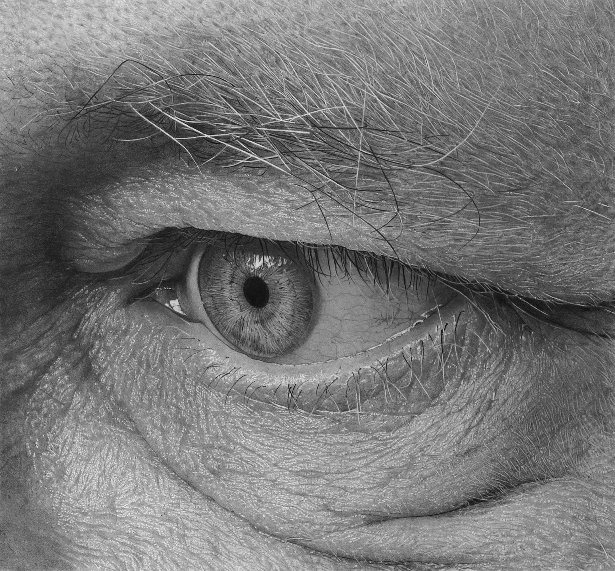 2000x1857 Eyes Wide Open The Detailed Pencil Drawings Of Flavio Apel - Hyper Realistic Eye Drawing