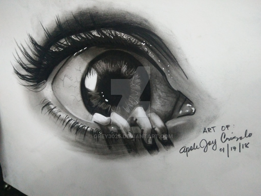 1024x768 Hyper Realism Eye - Hyper Realistic Eye Drawing