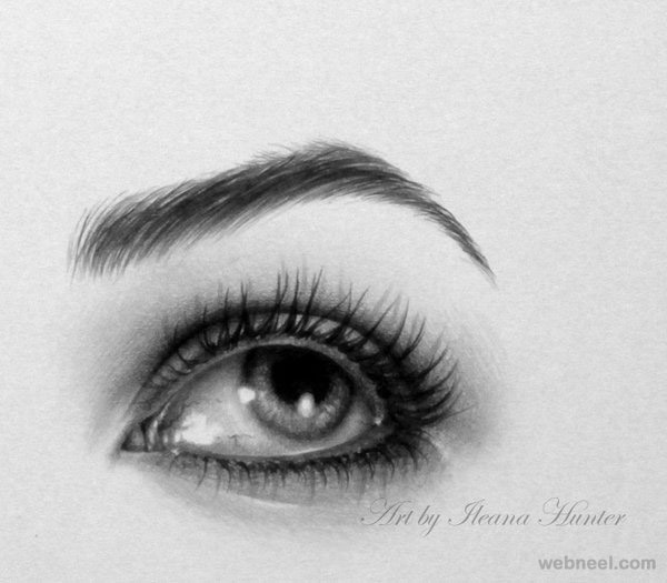 600x525 Hyper Realistic Eye Drawing - Hyper Realistic Eye Drawing