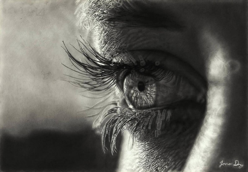 800x554 Hyper Realistic Eye Drawing - Hyper Realistic Eye Drawing