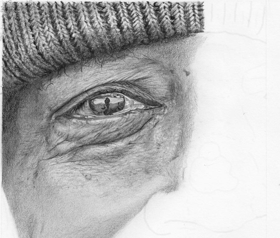 900x763 Hyper Realistic Eye Study Drawing - Hyper Realistic Eye Drawing