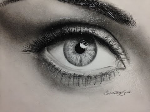 480x360 Hyper Realistic Eye Time Lapse - Hyper Realistic Eye Drawing