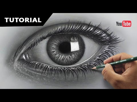 480x360 Draw Hyperrealistic Eye Easiest Method Narrated Step - Hyper Realistic Eye Drawing
