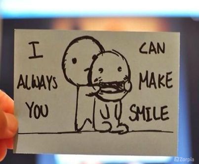 403x332 i can always make you smile drawing ideas cute love quotes - I Can Always Make You Smile Drawing