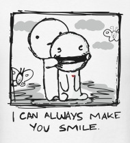 190x208 Art Blinger T Shirts - I Can Always Make You Smile Drawing