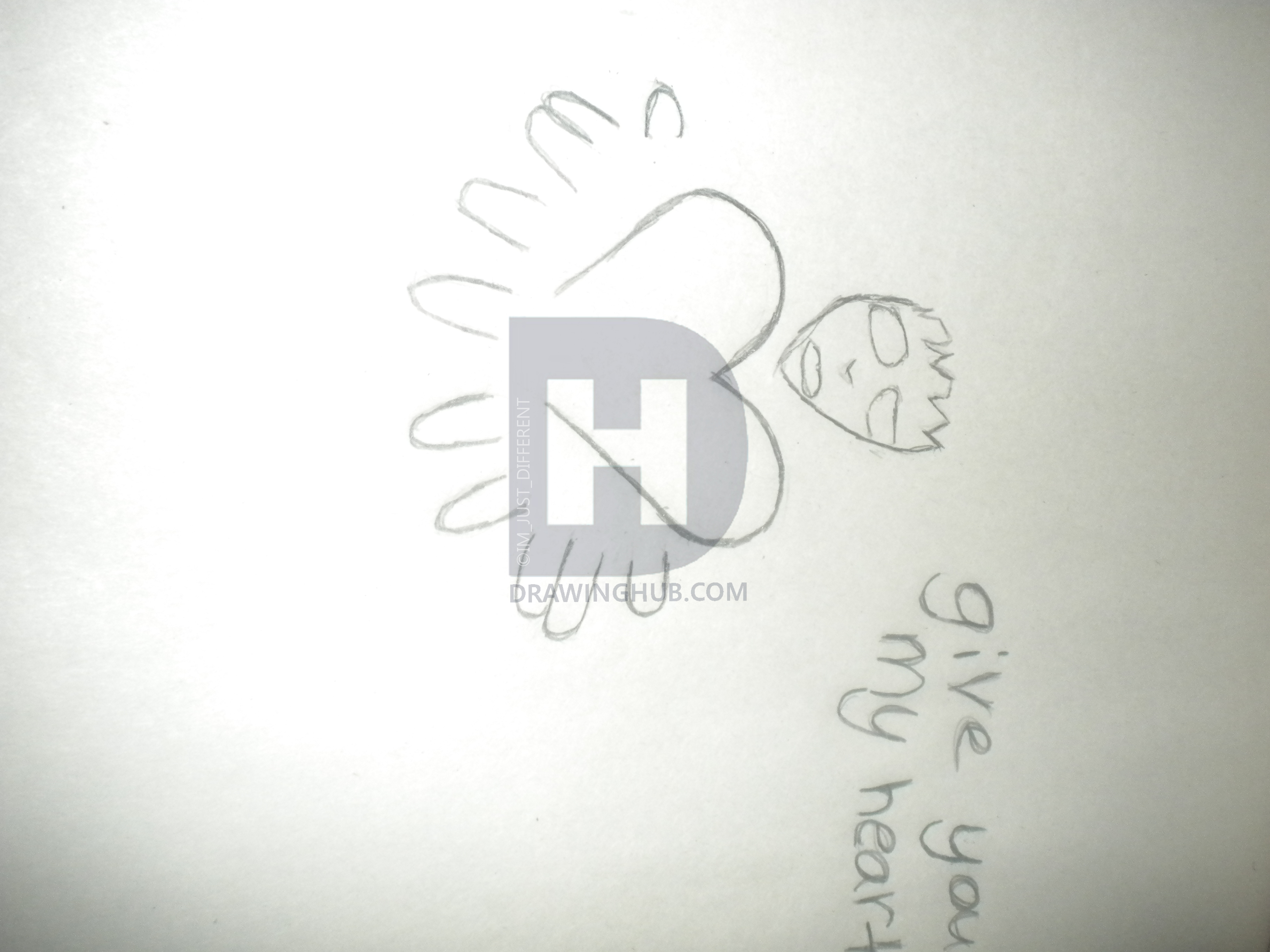 3648x2736 I Give U My Heart Drawing - I Give You My Heart Drawing