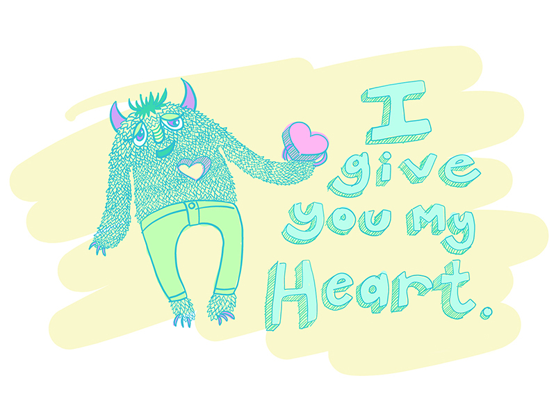 800x600 I Give You My Heart - I Give You My Heart Drawing