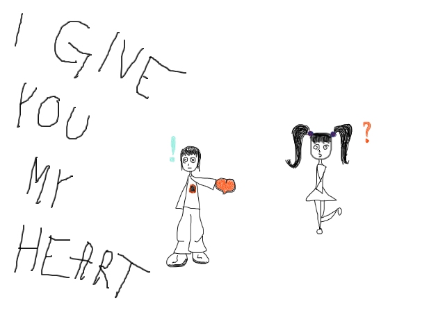 640x460 I Give You My Heart - I Give You My Heart Drawing